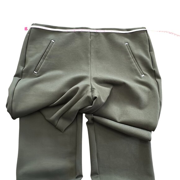 Chico's Pants Size 1 P Petite 8P Medium Olive Green Juliet Slimming Dress Pants - Picture 8 of 12